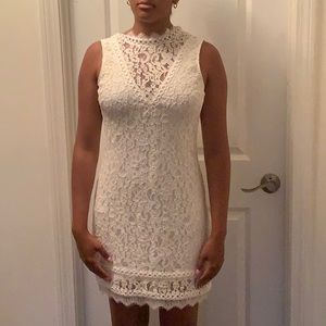 Kensie Cream Lace Dress Size 4